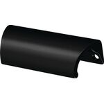 Möbelgriff schwarz ku.-besch.78mm HERMETA