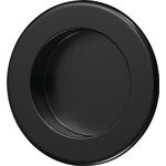Muschelgr.Alu.schwarz pulv.rd.EL.-D.50mm HERMETA