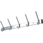 Wandgarderobe Alu.F1 naturf.9 Hut-/9 Mantelh.L.1300mm Hakenabstand 150mm