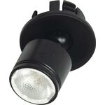 Einbauleuchte FlexSpot Emotion 12 V 1,3 W Rahmenfarbe Schwarz L&S