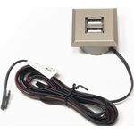 USB Doppelsteckdose 12 V 5 V 1x2,1 A = 10,5 W L&S