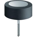 Bodentürpuffer 38 3878 D.48mm H.24mm VA ma Dübelmontage FSB