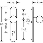 Knopflangschild 19 1927 VA 6204 72mm PZ FSB
