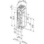 Elektrotüröffner 118.63 ProFix 2 10-24 V AC/DC Stand.DIN L/R m.FaFix ASSA ABLOY