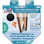 Türanschlagdg.1024T L.6m B.7mm selbstkl.Silik.talkum weiß ELLEN