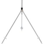 Dreibeinstativ 2xG1Zoll AG STA verz.m.Standspitzen GEKA