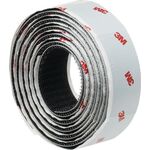 Haken- u.Schlaufenband SJ352B schwarz L.1,25m B.25mm Bl.3M