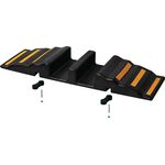 Gummi-Schlauchbrücke L850xB380xH90mm 6 Reflektorstreifen