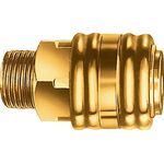 Schnellverschlusskupplung DN 7,2,AG MS Gew.G 1/2 20,95mm EWO - VPE: 10