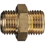 Doppelgewindenippel MS AG G 1/4xG 1/4 Zoll EWO - VPE: 10