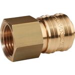 Schnellverschlusskupplung DN 7,2,IG MS blk G 3/8 Zoll 15,39mm PROMAT - VPE: 10