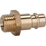 Stecknippel MS blk Stecker DN 7,2 AG G 3/8 Zoll PROMAT - VPE: 10
