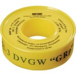 PTFE Dichtband GRp L12m B12mm D0,1mm 100g/m² Rl.ULITH