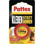 Montageband Kleben statt Bohren transl.L.1,5m B.19mm Rl.PATTEX