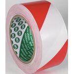 Bodenmarkierungsband F33 PVC rot/weiß L.33m B.50mm Rl.IKS