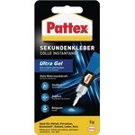 Sekundenkleber Ultra Gel 3g farblos Tube PATTEX