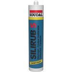 Sanitärsilikon Silirub S transp.300ml Kartusche SOUDAL