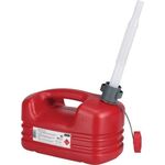 Kraftstoffkanister Inh.5l rot HDPE L331xB185xH237mm PRESSOL