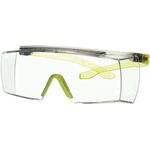 Schutzbrille SecureFit 3700 EN 166-1FT Bügel grau/lindgrün,Scheibe klar PC 3M