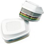 Gas- u.Kombifilter 6099 A2 B2 E2 K2 Hg P3R+Formaldehyd EN 14387:2004+A1:2008 - VPE: 4