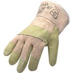Handschuhe Top Gr.10,5 gelb Schweinsvollleder EN 388 PSA II ASATEX - VPE: 12
