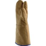 Hitzeschutzhandschuhe 3-Fingerhandschuh 10 braun PBI-Gewebe m.Isolation