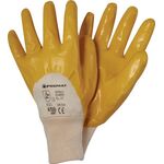 Handschuhe Ems Gr.9 gelb besonders hochwertige Nitrilbeschichtung - VPE: 12