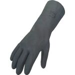 Chemiehandschuh Gr.9 schwarz EN 388,EN 374 PSA III ASATEX - VPE: 10