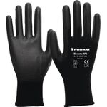 Handschuhe Blackstar NPU Gr.8 (L) schwarz EN 388 PSA II Nyl.m.PU PROMAT - VPE: 12