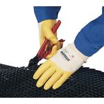 Handschuhe Monsun 105 Gr.9 curry BW-Trikot m.Nitril EN 388 PSA II HONEYWELL - VPE: 10