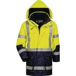 Warnschutzparka Jekyll Gr.XL gelb/marine ELYSEE
