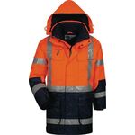 Warnschutzparka Wallace Gr.XL orange/marine ELYSEE