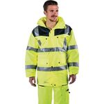 Warnschutzparka Gr.L gelb/grau PREVENT