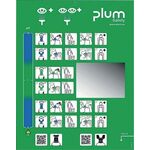 Augennotfallstation 1x200 ml pH Neutral,1x0,5l Augenspül. PLUM