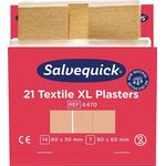 Pflasterstrips Salvequick Textilpflaster ext.gr.6Nachfüllpack je 21St.SALVEQUICK