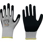 Handschuhe LeikaFlex® Touch 1464 Gr.7 grau/schwarz EN 388 PSA II 12 - VPE: 12
