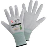 Feinstrickhandschuh Goes GreenESD Gr.10 hellgr/weiß EN21420 EN388 EN16350 Kat.II - VPE: 12