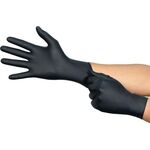 Einweghandschuh MicroFlex 94-242 Gr.XL schwarz Nitril EN374 PSA III ANSELL