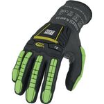 Handschuh Ringers R840 Gr.10 schwarz/grün EN 388,EN ISO 21420:2020,EN 407 PSA II - VPE: 4