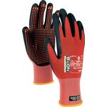 Handschuh Flexible Advanced 1901 Gr.9 schwarz/rot EN388 EN420+A1 PSA II OX-ON - VPE: 12
