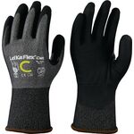 Schnittschutzhandschuhe LeiKaFlex® CUT RL 1636 Gr.9 grau/schwarz EN 388 PSA II - VPE: 12
