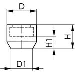 Schutzkappe Nr.6893 M8 AMF - VPE: 10