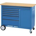 Rollwerkbank 1504 XL Außen-B1250xT630xH985mm Schubl.7 40/60kg 1000kg GEDORE