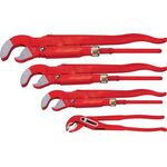 Eckrohrzangenset Profi-Set 4 4tlg.f.Rohre 1-1,1/2-2,10 Zoll ROTHENBERGER