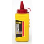 Schlagschnurkreide 225g rot wasserfest,schwer löslich Ku.-Flasche STANLEY