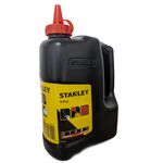 STANLEY Schlagschnurkreide 1,1kg rot wasserfest, schwer löslich Kunststoff-Flasche