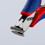 Elektronikvornschn.L.115mm Form 0 Facette ja spiegelpol.Mehrkomp.-Hüllen KNIPEX