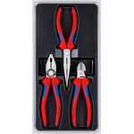 Zangensatz Montage-Paket Inh.3tlg.Ku.-Tiefziehteil KNIPEX