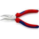 Flachrundzange L.160mm flachrund 40Grad gew.Mehrkomp.-Hülle KNIPEX