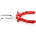 Flachrundzange L.200mm Form 2 40Grad gew.VDE tauchisol.KNIPEX